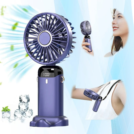 Electric Foldable Outdoor Fan Adjustable 5 Speed Powerful Air Cooler