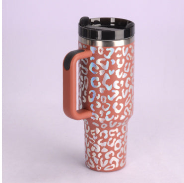 Stainless Steel Vacuum Coffee Cup With Straw Insulated