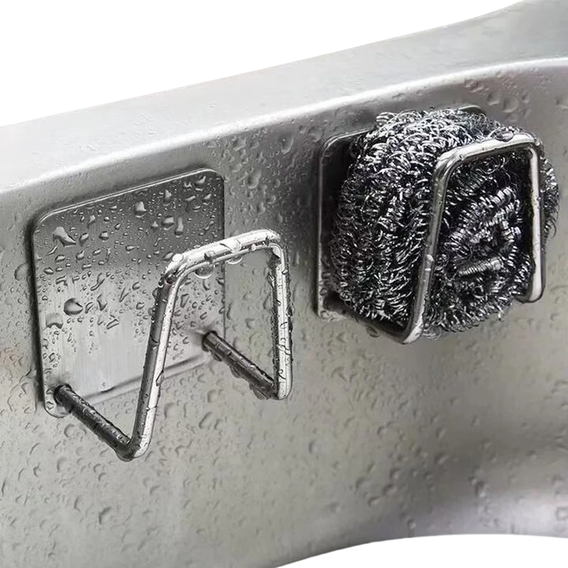 Self-Adhesive Kitchen Wall Organizer Hooks